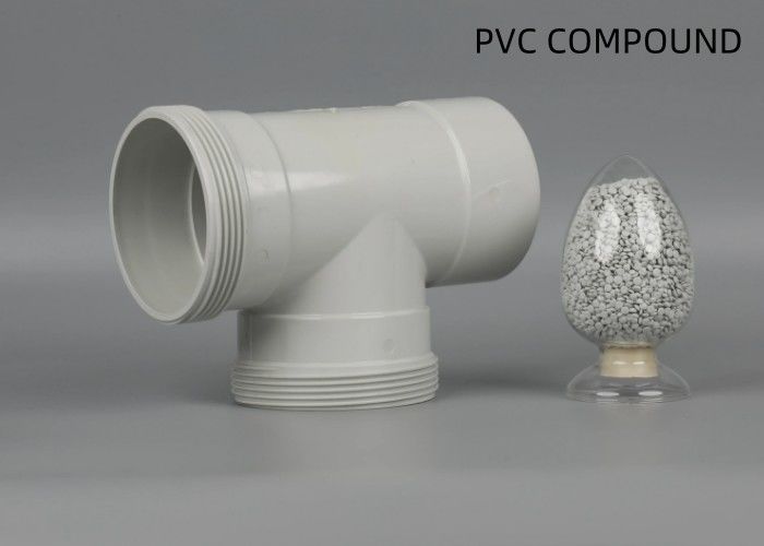 Fitting Pipes Virgin UPVC Compound Granules Raw Material Plastic Flexible Rigid PVC For Injection