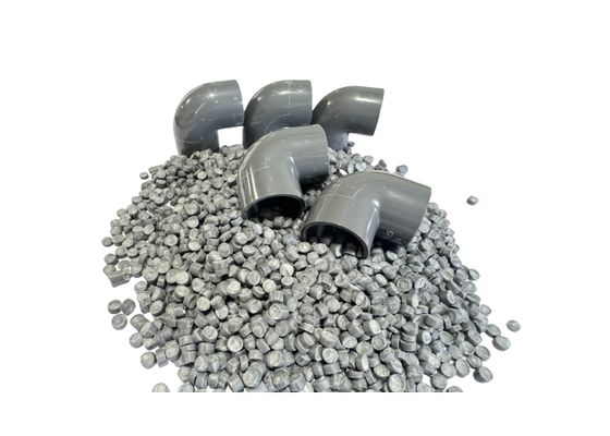 PVC Granules Bahan Plastik Komposisi PVC Putih untuk Pipa PVC dan Fittings Injeksi Pipa Fittings Bahan baku PVC Bahan Plastik yang Dimodifikasi Komposisi Granules Partikel